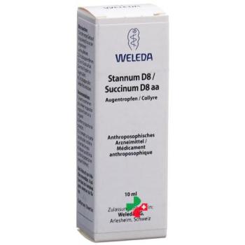 Weleda Stannum D 8 &amp; Succinum D 8 Aa Augentropfen 10 ml